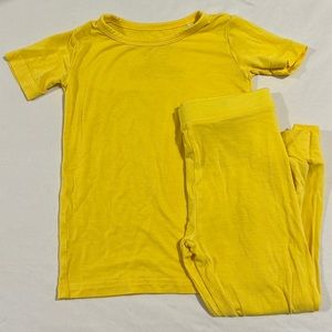 Little Sleepies yellow solid two piece 18-24 mo